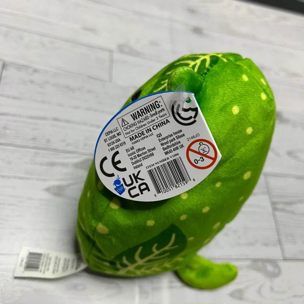 Cats vs‎ Pickles Chonks Limerick Green Lime Plush New With Tags